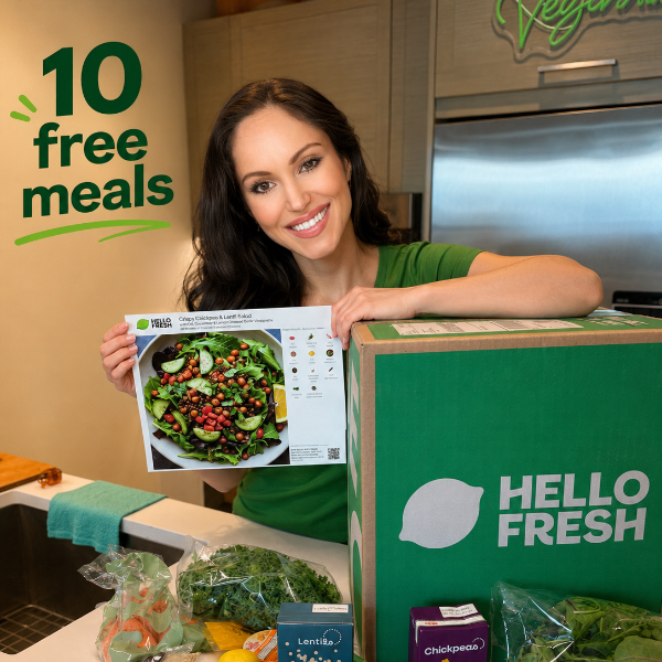 HelloFresh product artwork from Cheryl’s featured offer