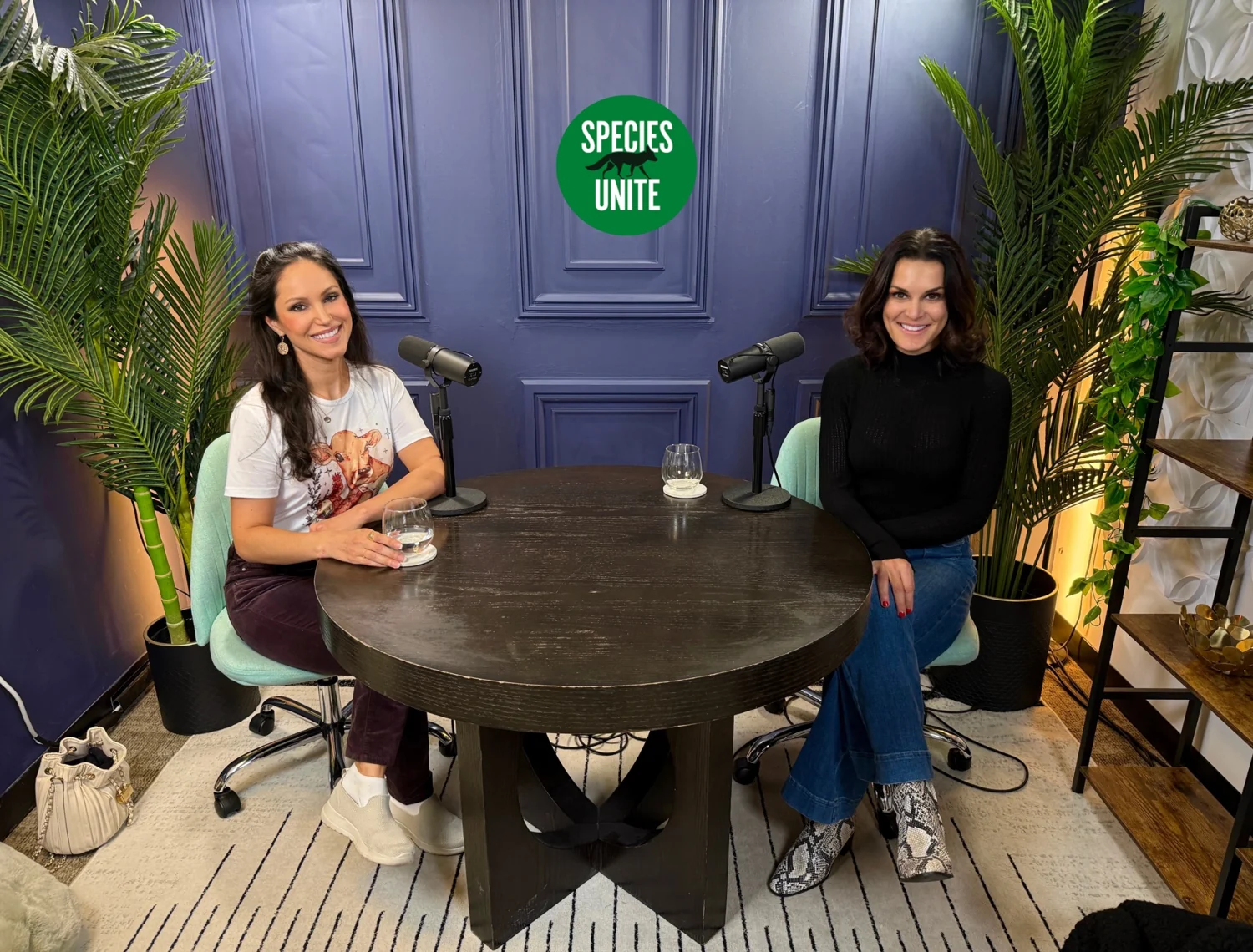 Cheryl Martinez speaking with the host of the Species Unite podcast