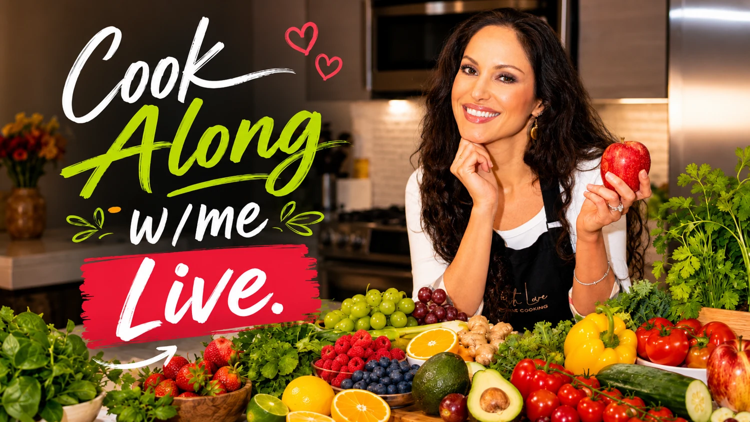 Cheryl’s Cook Along live cooking invitation